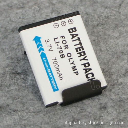 Portable battery pack for Li-70B Olympus batteries,3.7V 700mAh, Made in china